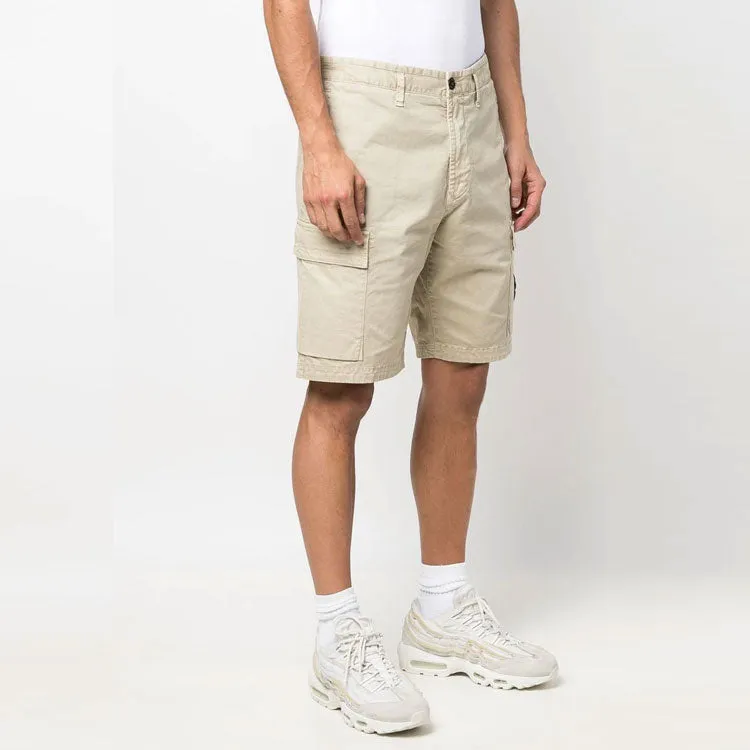 STONE ISLAND Strech Broken Twill Bermuda Shorts 'Beige' 7615L0804-V0190 sold by KicksCrew product image thumbnail 3