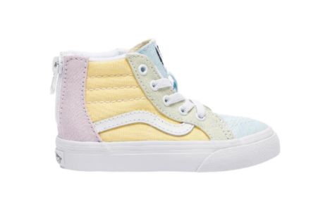 (TD) Vans Sk8-Hi Zip Shoes 'White Pink Yellow' VN000XG5ATD sold by KicksCrew