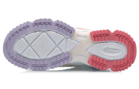(WMNS) Li-Ning Casual Running Shoes 'White Pink Blue' ARLR014-3 sold by KicksCrew