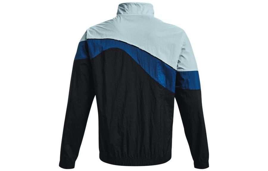 Under Armour Fashion Woven Full Zip Jacket 'Blue Multi' 1366219-478 sold by KicksCrew product image thumbnail 2
