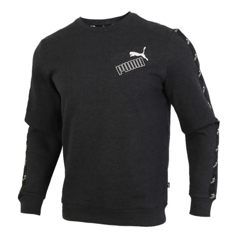 Puma Amplified Crew Sweatshirt 'Black White' 586916-07 sold by KicksCrew