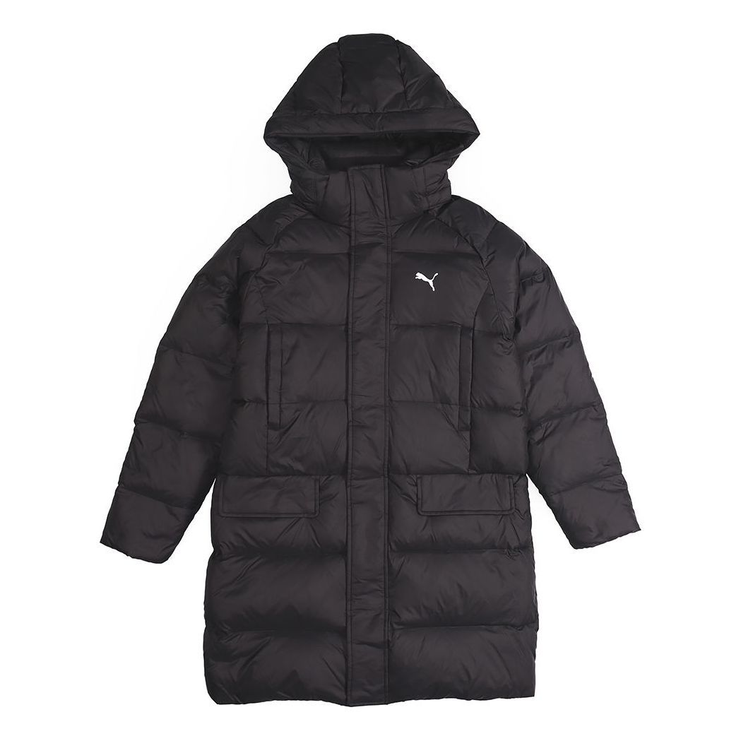 Puma Long Cut Hoodie Coat 'Black' 928652-01 sold by KicksCrew