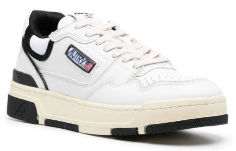 Autry CLC Leather Sneakers 'White Black' ROLM-MM04 sold by KicksCrew