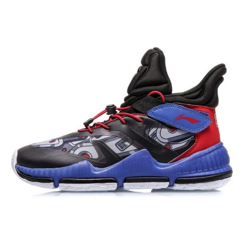 (GS) Li-Ning Fly Falcon 'Black Purple Red' YKBQ036-3 sold by KicksCrew