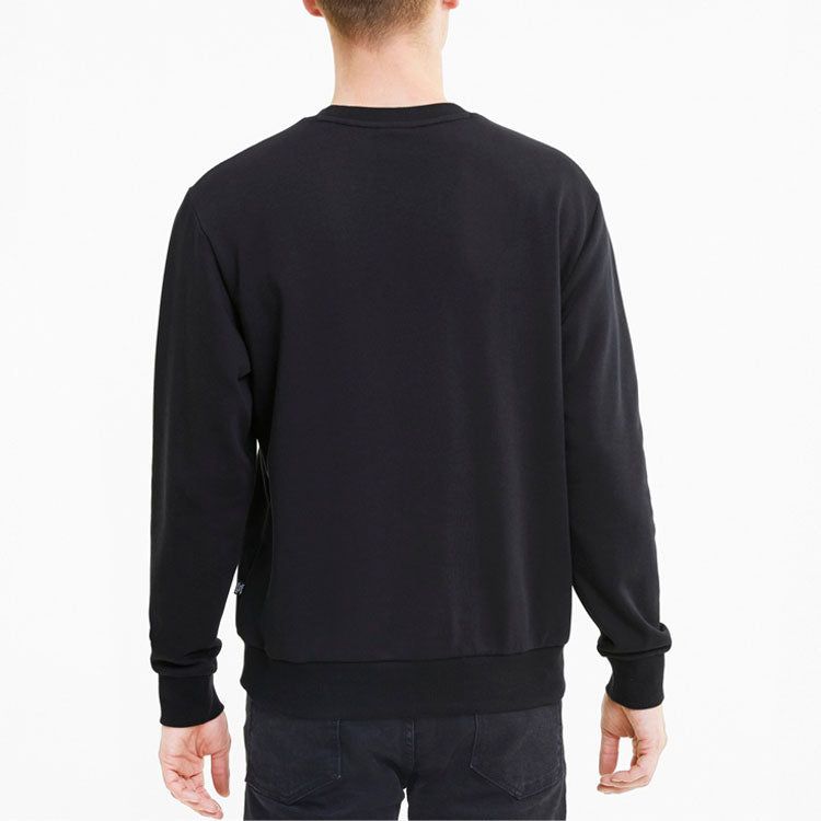 Puma Rebel Long Sleeve Sweater 'Black White' 585272-01 sold by KicksCrew product image thumbnail 5