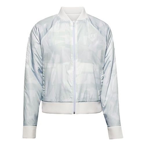 (WMNS) Under Armour Move Reversible Bomber Jacket 'White Ice Blue' 1356567-100 sold by KicksCrew