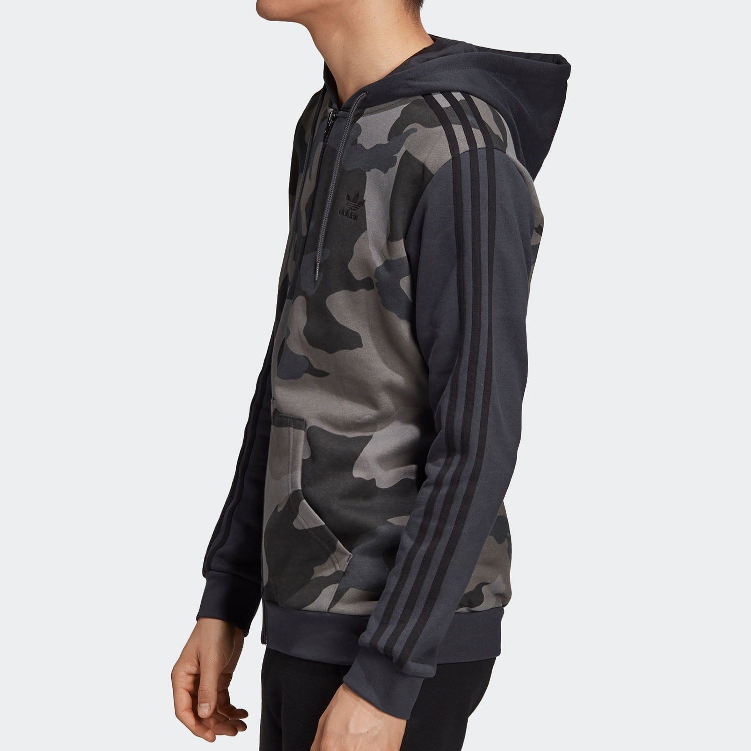 Adidas Originals 'Camo' Full Zip Hoodie 'Carbon' ED7073 sold by KicksCrew product image thumbnail 5
