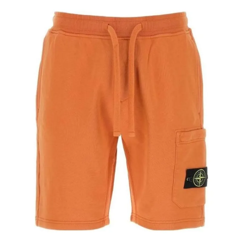 STONE ISLAND Sweatshorts 'Orange' 101564651-V0073 sold by KicksCrew