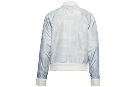 (WMNS) Under Armour Move Reversible Bomber Jacket 'White Ice Blue' 1356567-100 sold by KicksCrew