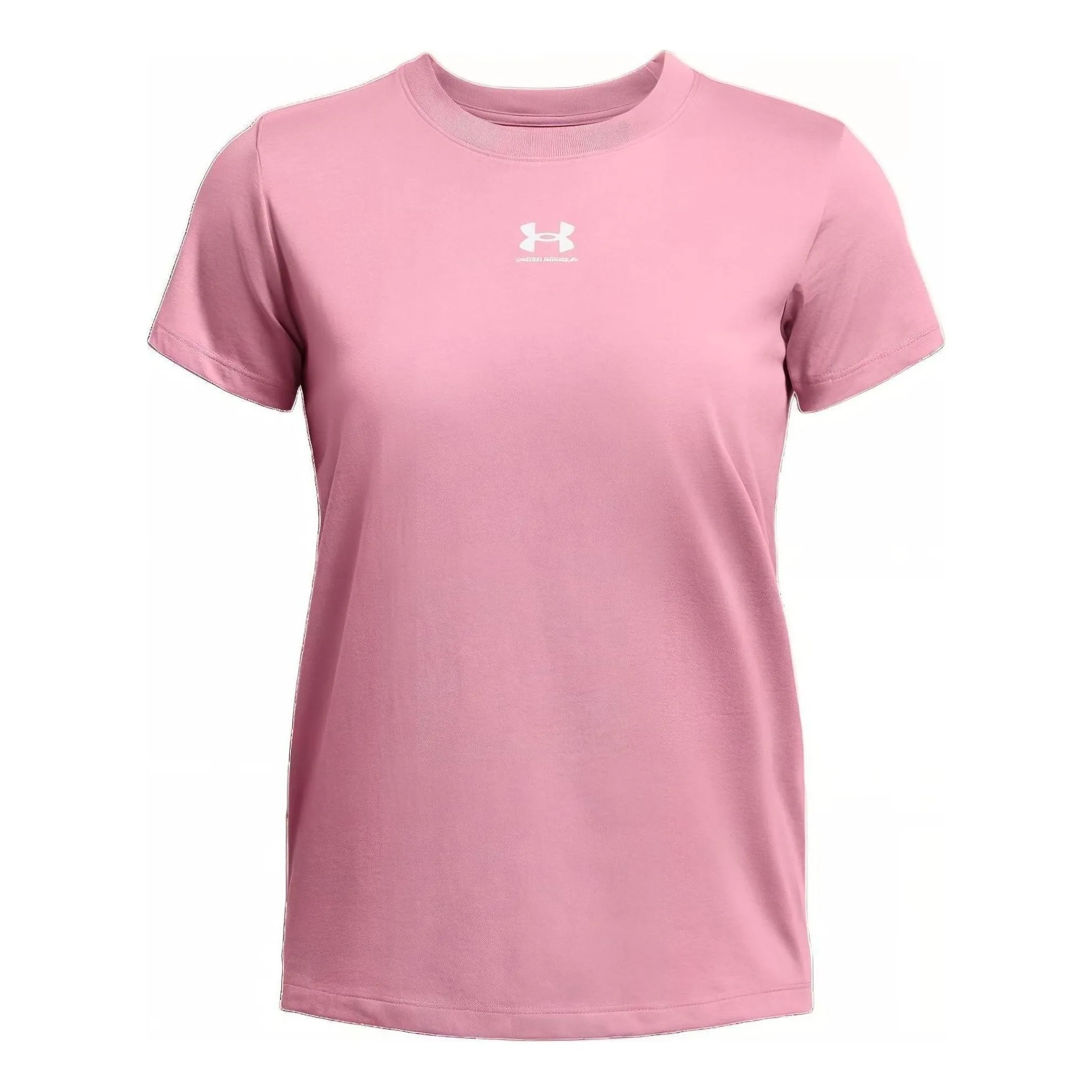 (WMNS) Under Armour Campus Core T-Shirt 'Pink' 1383683-697 sold by KicksCrew