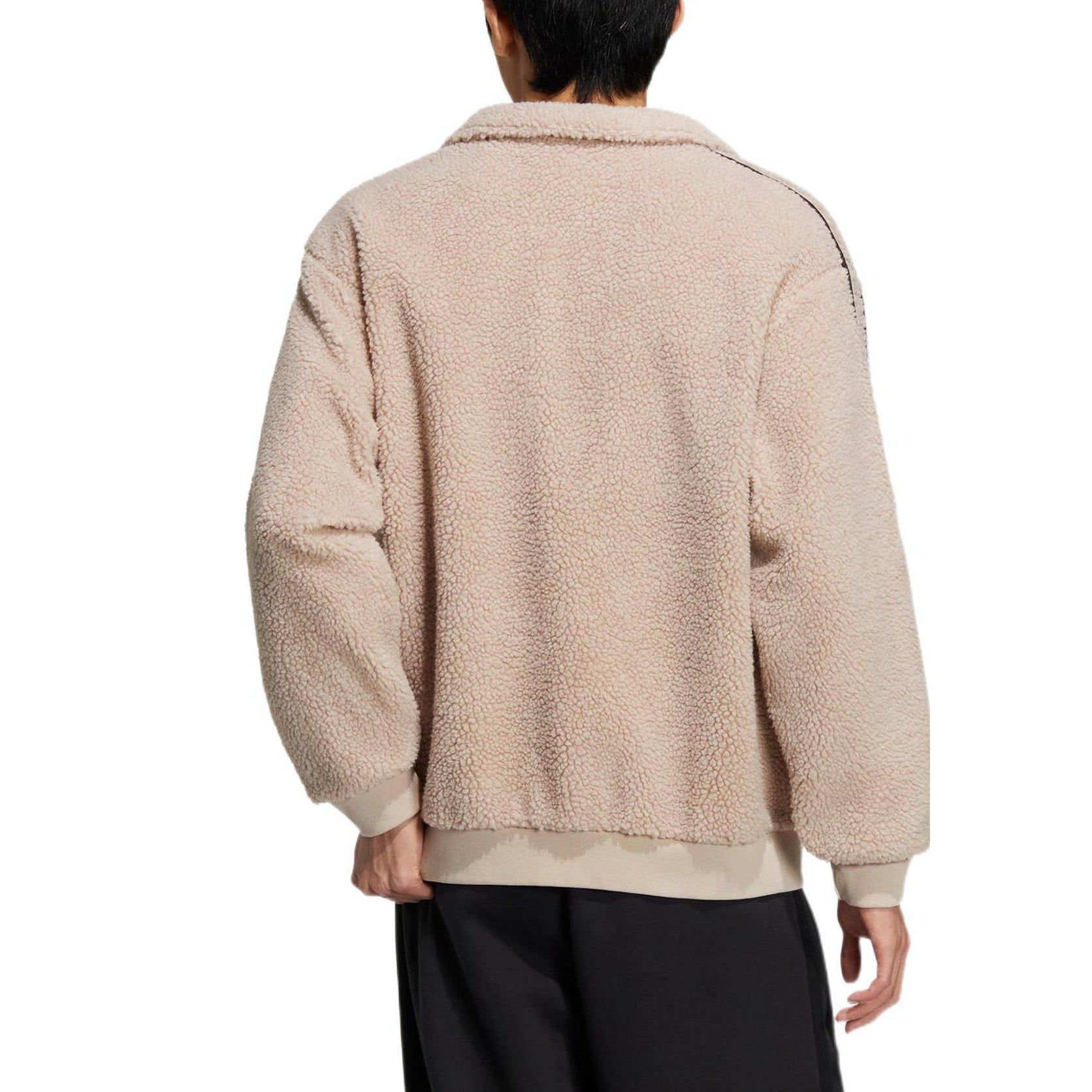 Adidas Neo Essentials Jackets 'Beige Black' HY2684 sold by KicksCrew product image thumbnail 3