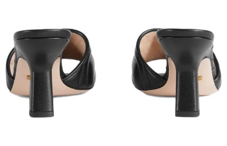 (WMNS) GUCCI Marmont Double G slide sandal 'Black' 674839-BKO00-1000 sold by KicksCrew