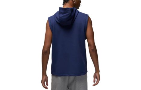 Air Jordan Dri-FIT Sport Fleece Sleeveless Hoodie 'Midnight Navy' DZ0571-410 sold by KicksCrew