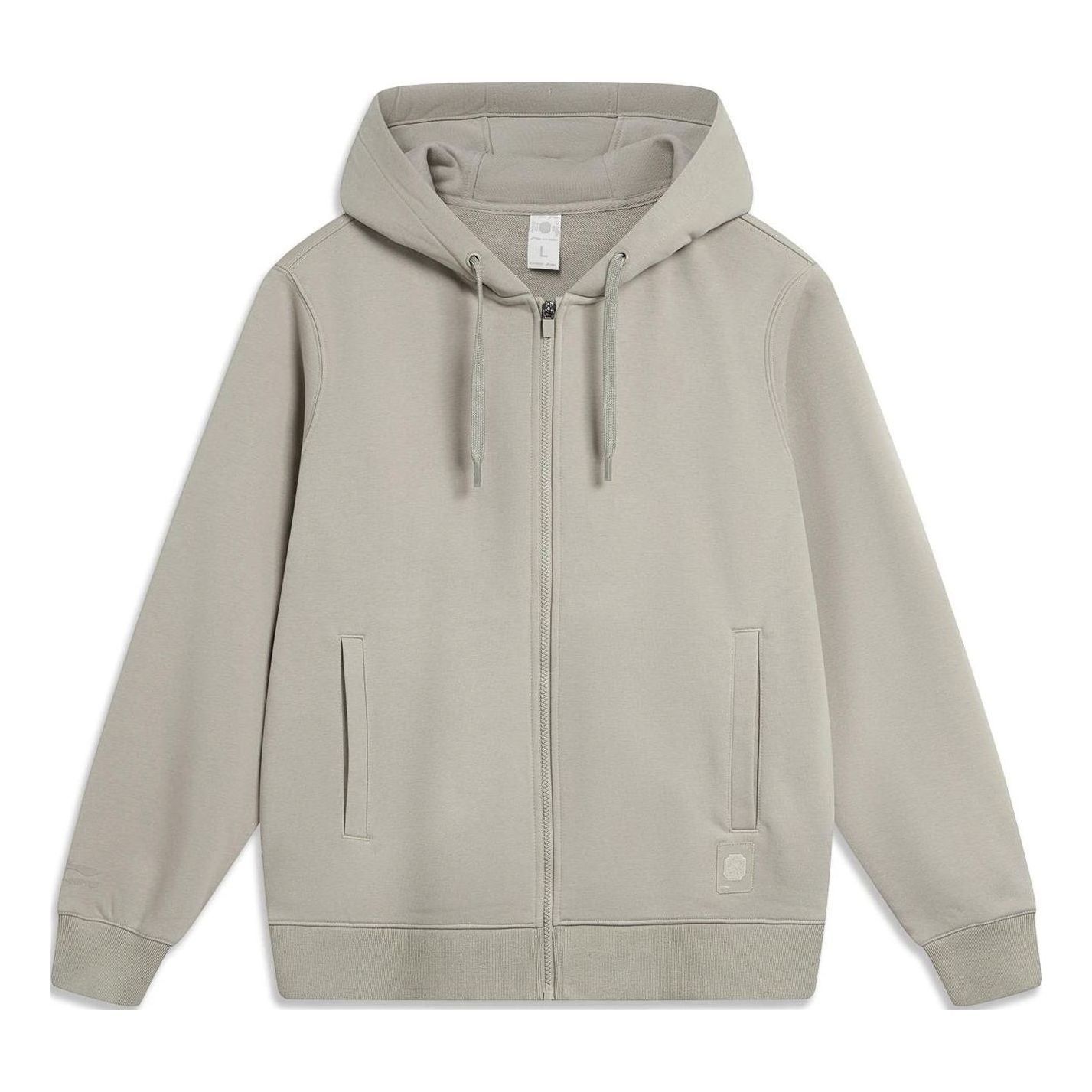 Li-Ning Chinese Color Full Zip Hooded Jacket 'Grey' AWDT967-7 sold by KicksCrew