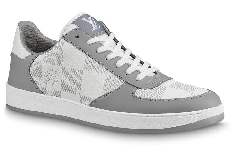 LOUIS VUITTON LV Rivoli Sneakers 'Grey with Plaid' 1A9ZEO sold by KicksCrew product image thumbnail 2