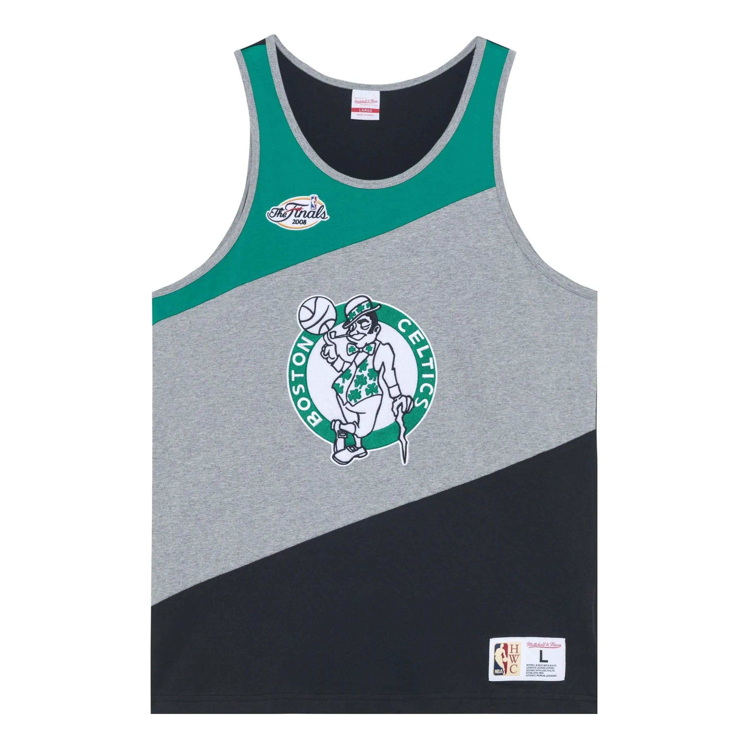 Mitchell & Ness x NBA HWC Colorblocked Cotton Tank 'Chicago Bulls' TTNK5120-BCEYYPPPGHGN sold by KicksCrew