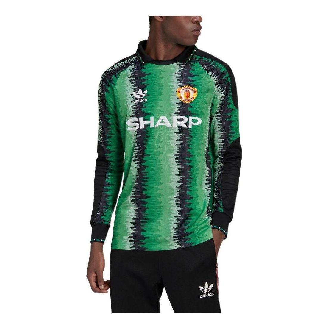 adidas Manchester United 90 Goalkeeper Jersey 'Green' HP0449 sold by KicksCrew