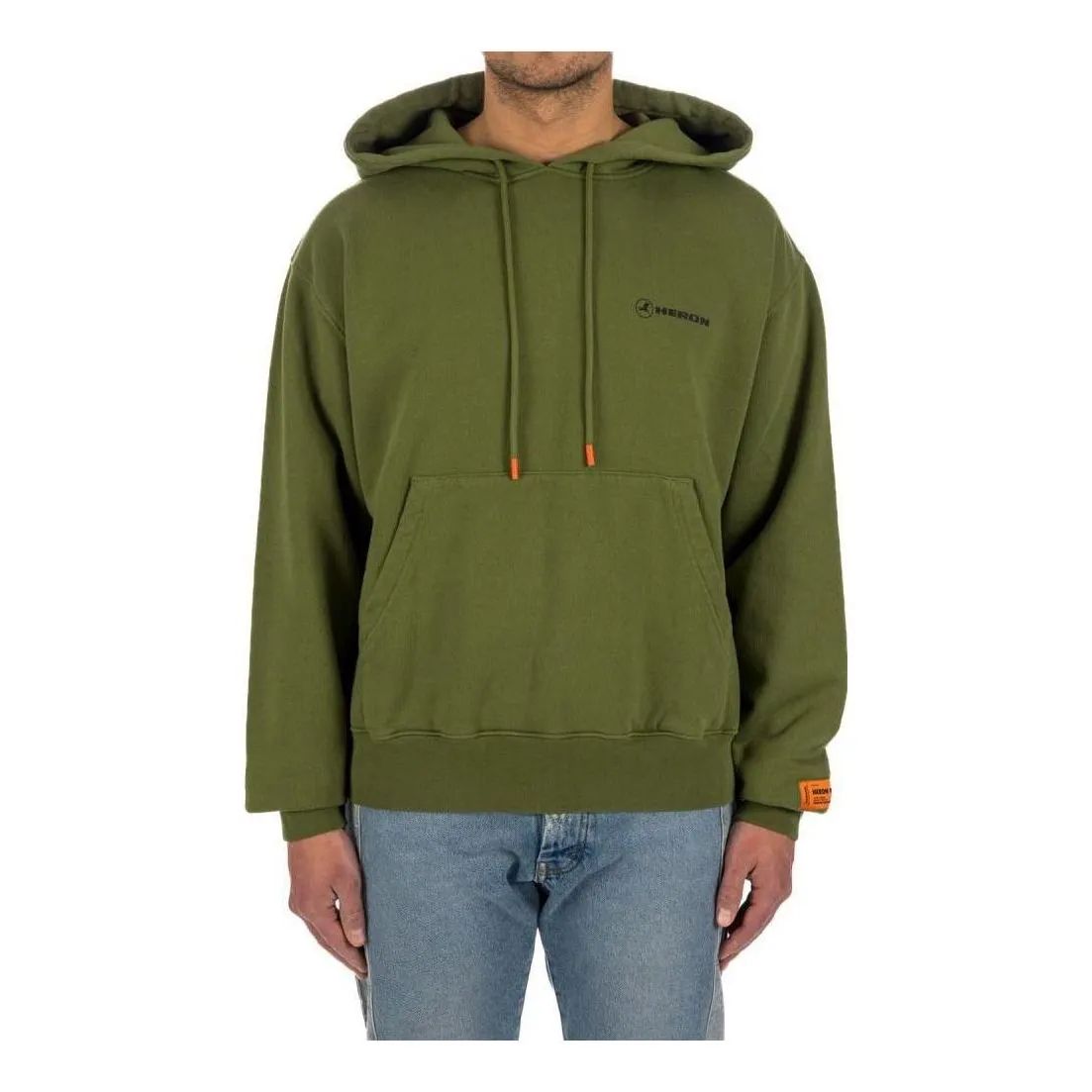 HERON PRESTON Hoodie 'Green' HMBB017S22JER0095510 sold by KicksCrew