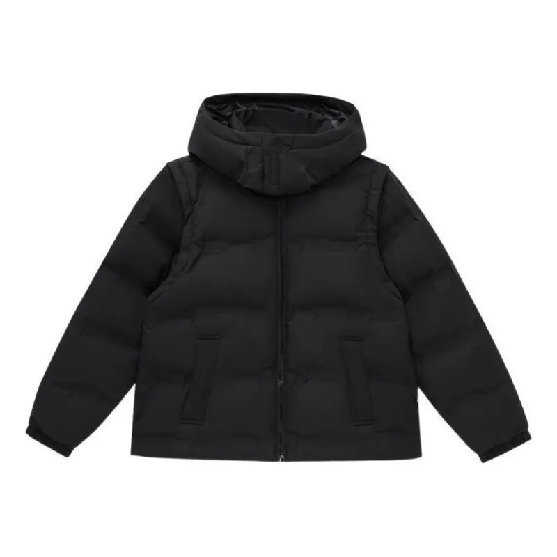 (WMNS) New Balance Athletic Down Jacket 'Black' AWJ24314-BK sold by KicksCrew