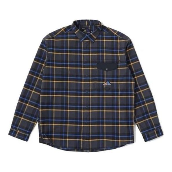 New Balance Tartan Check Flannel Overshirt 'Phantom' JMTL2060-PHM sold by KicksCrew