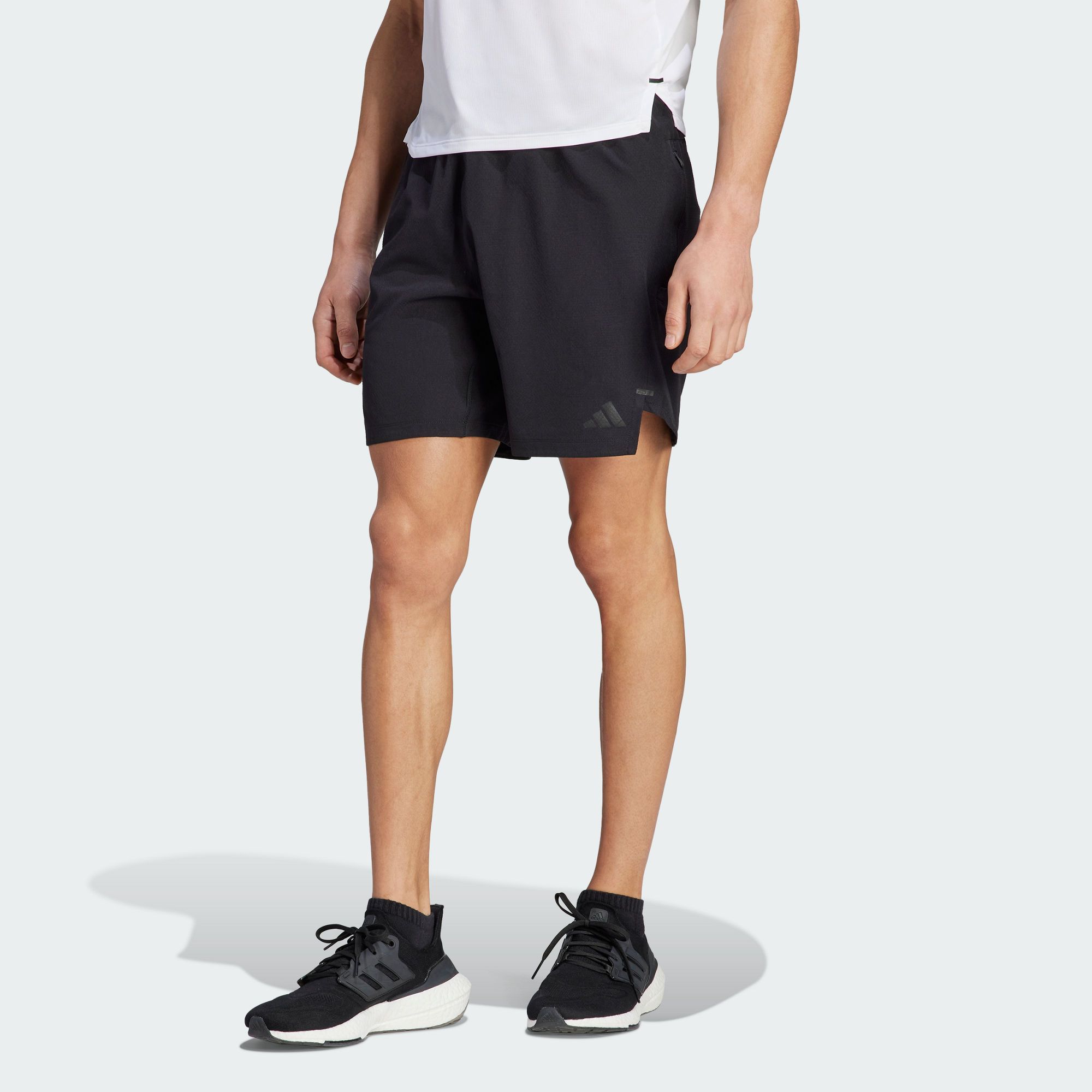 adidas Workout Knurling Shorts 'Black' IL1418 sold by KicksCrew product image thumbnail 2