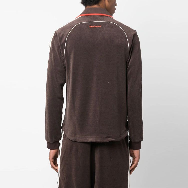 adidas originals x Wales Bonner Long Sleeve Towel Shirt 'Brown' IB3251 sold by KicksCrew product image thumbnail 3