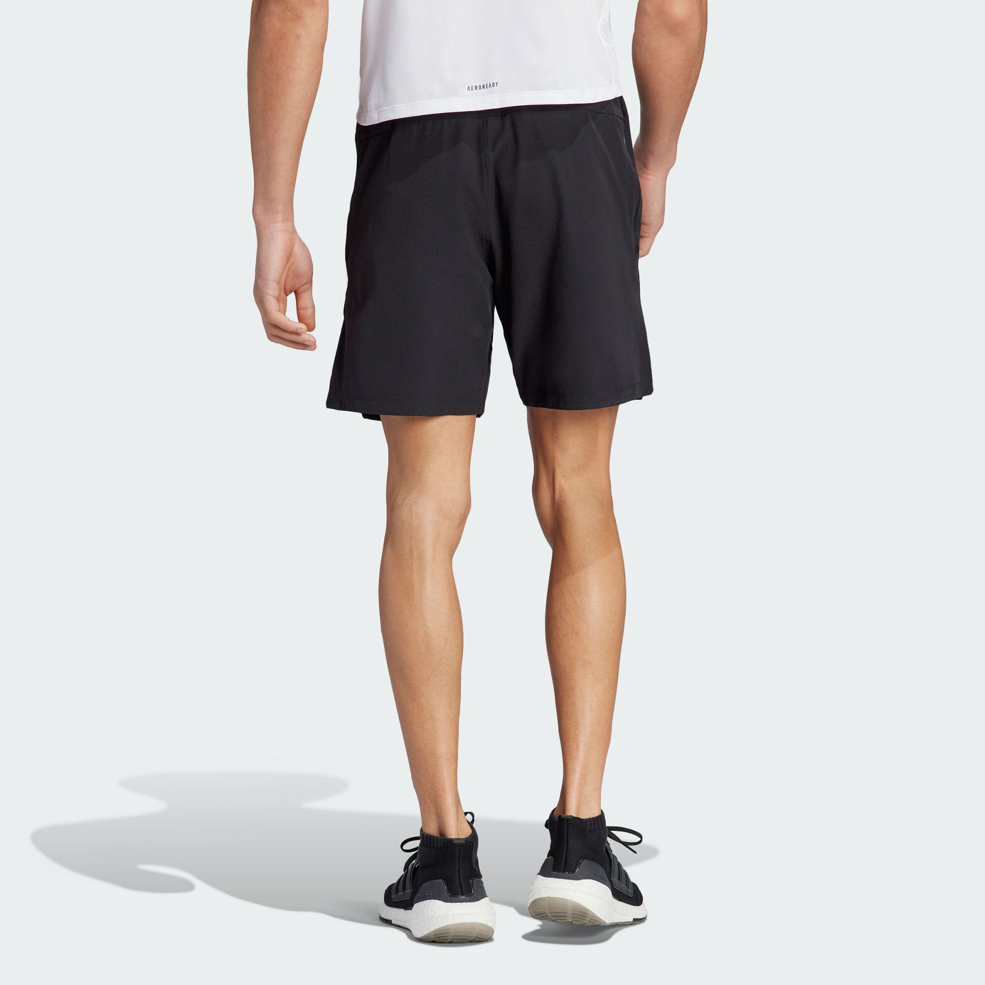adidas Workout Knurling Shorts 'Black' IL1418 sold by KicksCrew product image thumbnail 3