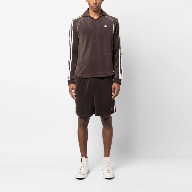 Tシャツ・カットソー Adidas x Wales Bonner Towel Long Sleeve Dark Brown IB3251 Buy adidas x Wales Bonner Long Sleeve Towel Shirt 'Brown