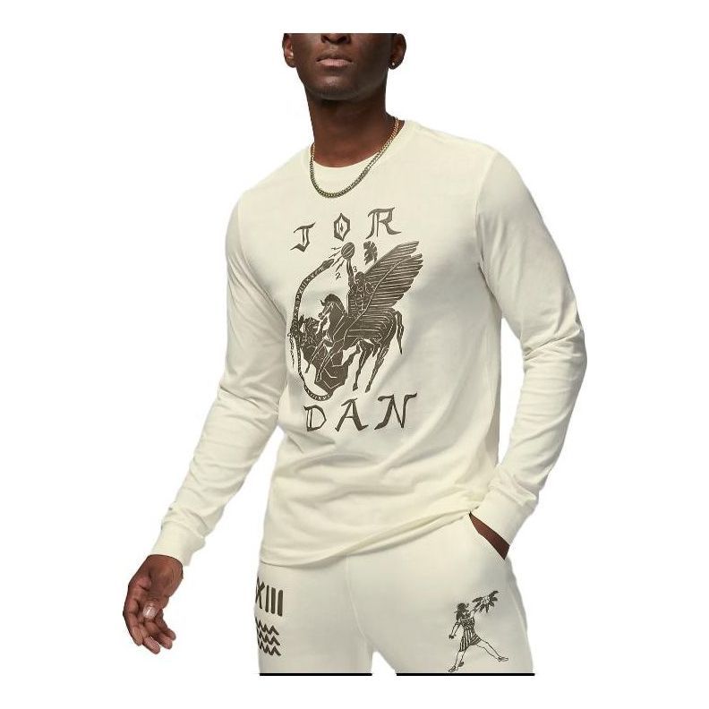 Air Jordan Artist Series by Umar Rashid Long-Sleeve T-Shirt 'Sail' DV8424-133 sold by KicksCrew