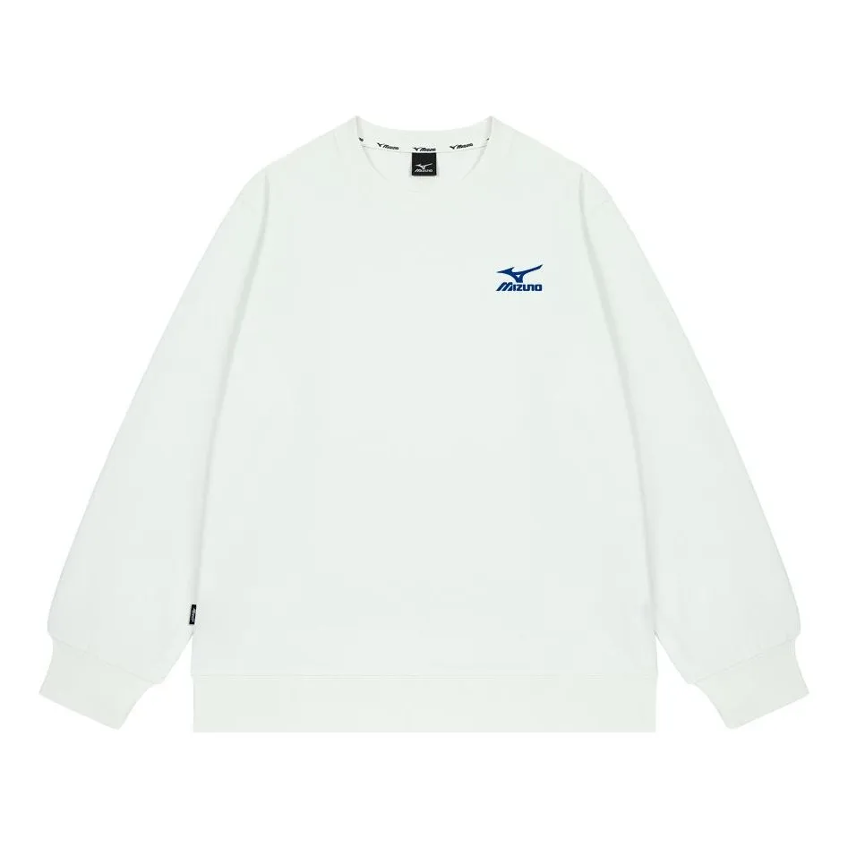 Mizuno Logo Casual Sweater 'White' A2CA2A70 sold by KicksCrew