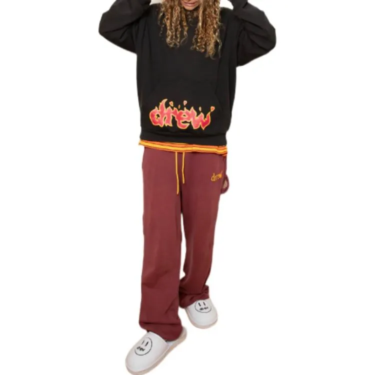 Drew House Lit Drew Hoodie 'Black' DR-FW22-426 sold by KicksCrew product image thumbnail 3
