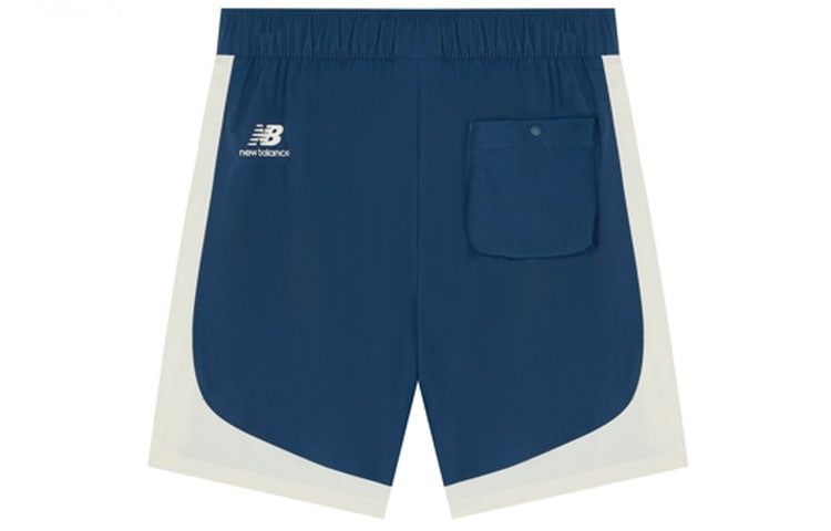 New Balance x ANB Classic Color Block Shorts 'Teal Beige' AMS22373-BGV sold by KicksCrew product image thumbnail 2