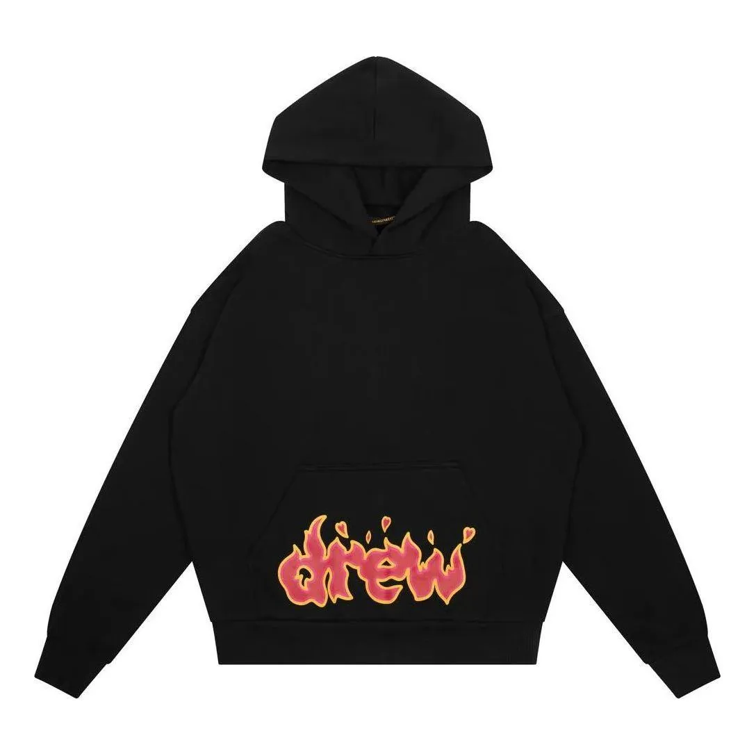 Drew House Lit Drew Hoodie 'Black' DR-FW22-426 sold by KicksCrew
