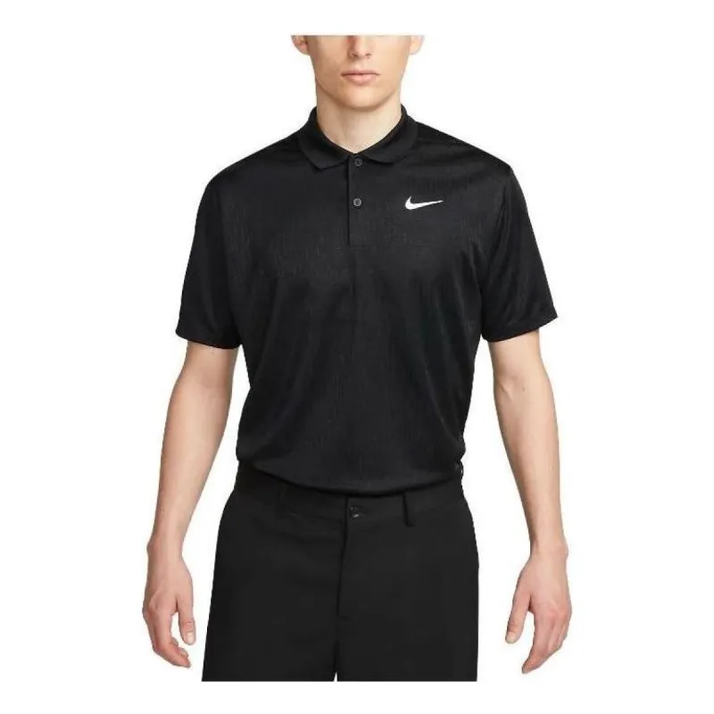 Nike Golf Dri-Fit Victory+ Jacquard Polo Shirt 'Black' DV8537-010 sold by KicksCrew