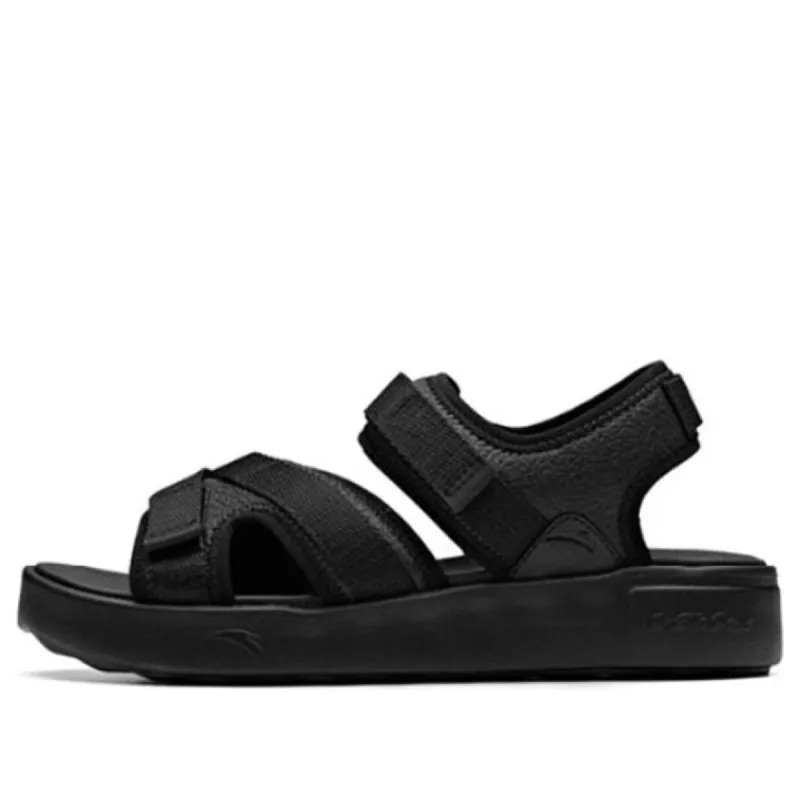 ANTA Sandals 'Black' 11926906-2 sold by KicksCrew