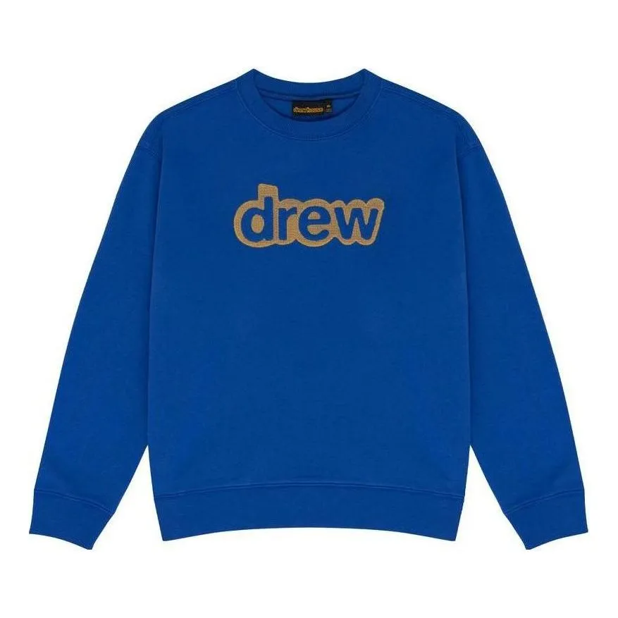 Drew House Secret Embroidered Crewneck Sweatshirt 'Blue' DH-SS23-015 sold by KicksCrew