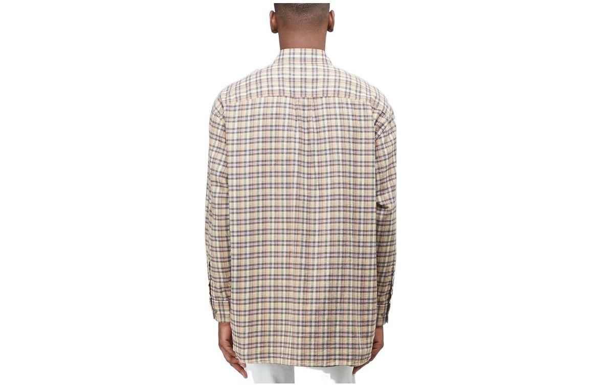 Gucci Chicken Embroidery Check Shirt 'Beige' 628325-ZAFD7-9128 sold by KicksCrew product image thumbnail 2