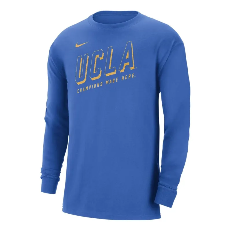 Nike College Long-Sleeve Max90 T-shirt 'UCLA' FD4827-403 sold by KicksCrew