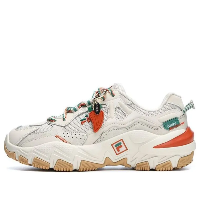 (WMNS) FILA RAVAGEMENT 2 CNY Shoes 'White Orange' F12W312115FBO sold by KicksCrew
