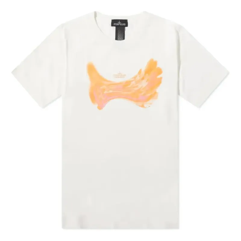 STONE ISLAND Shadow Project Neo Floral Print T-shirt 'Natural' 76192011B-V0099 sold by KicksCrew