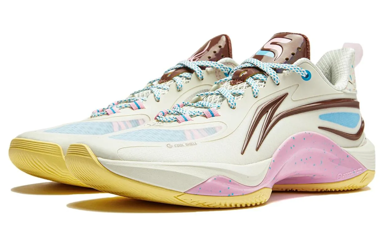 Li-Ning Shining On Court 'Beige Brown Pink' ABPU007-3 sold by KicksCrew product image thumbnail 3