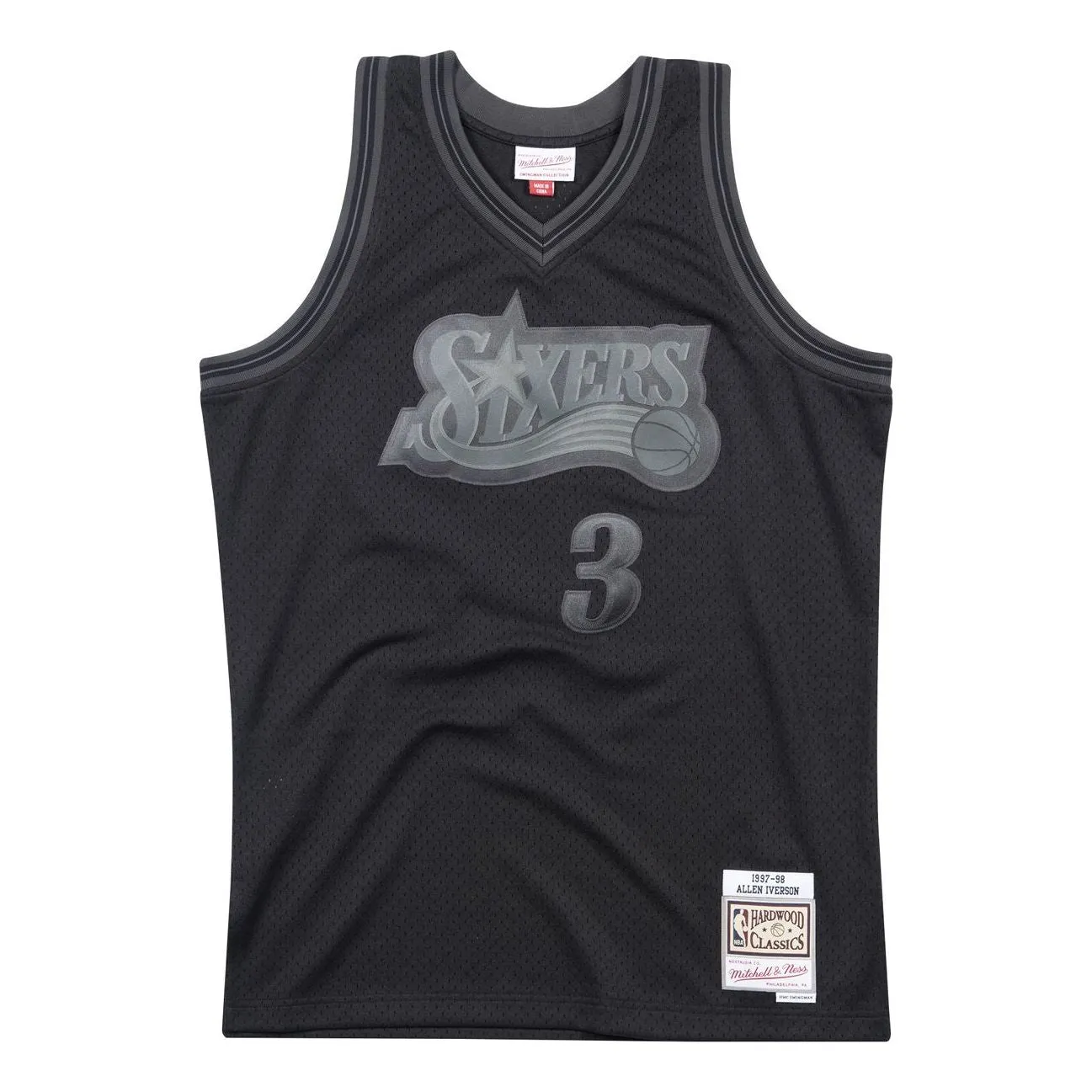 Mitchell & Ness x NBA Philadelphia 76ers 97-98 Swingman Jersey 'Allen Iverson' BA8A2L-P76-K-MLN sold by KicksCrew