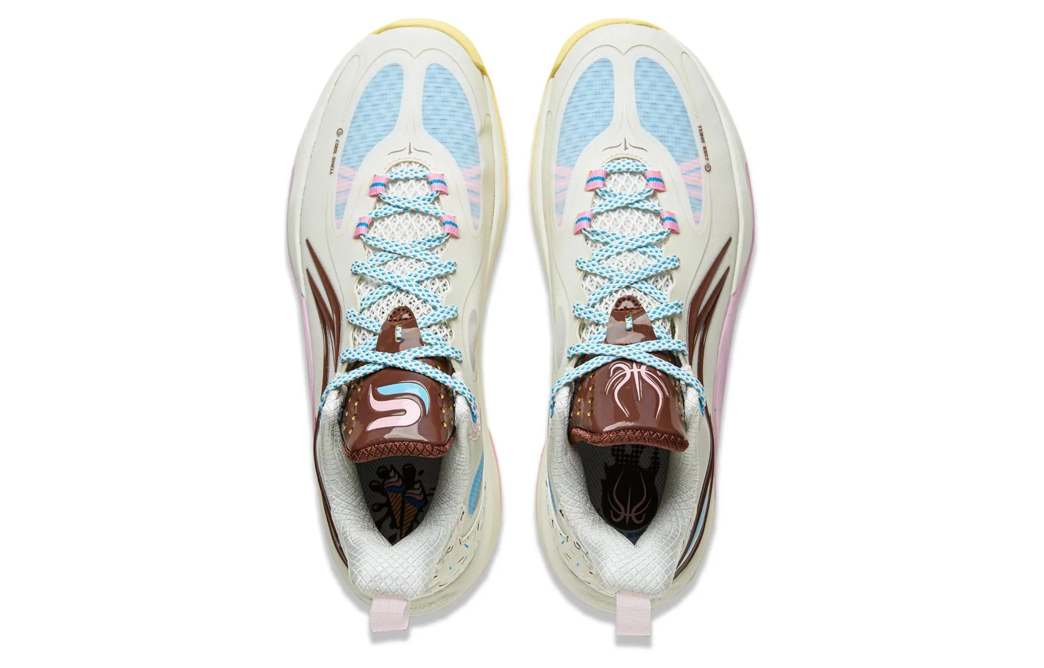 Li-Ning Shining On Court 'Beige Brown Pink' ABPU007-3 sold by KicksCrew product image thumbnail 4