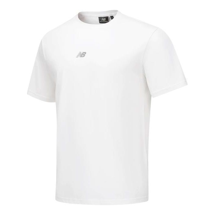 New Balance Logo Print Tee 'White' 5ED24491-WT sold by KicksCrew