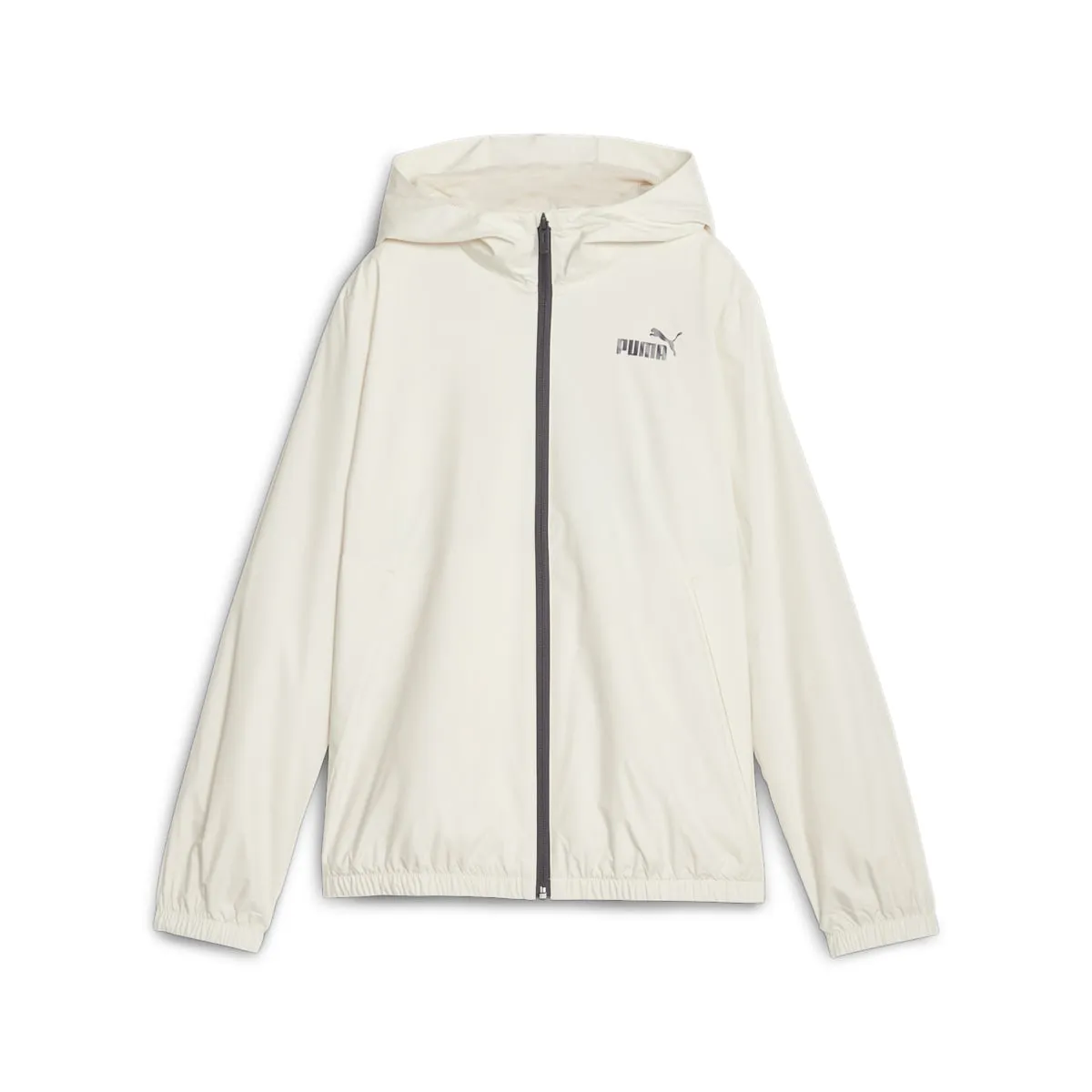 (WMNS) PUMA Essentials Solid Windbreaker Jacket 'White' 847494-87 sold by KicksCrew