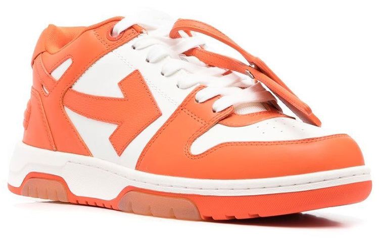Off-White Out Of Office Low-Top Sneaker 'Orange White' OMIA189S22LEA0010120 sold by KicksCrew product image thumbnail 2