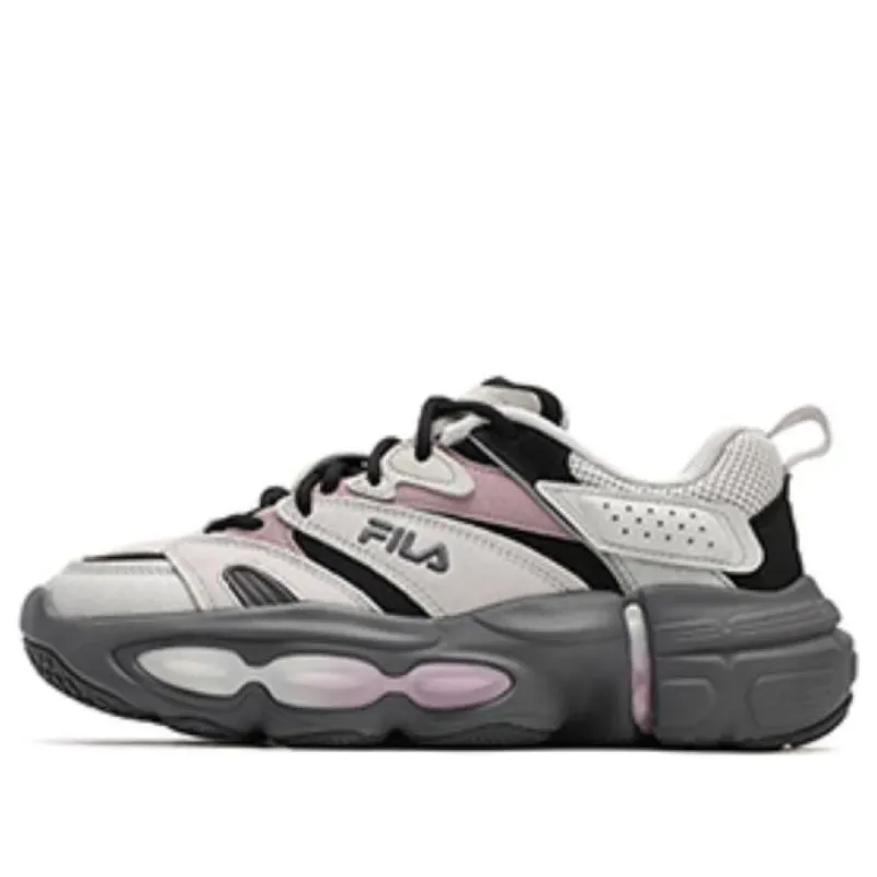 (WMNS) FILA ET SWINGSHOT Sneakers 'Grey White Pink' F12W342109FAB sold by KicksCrew