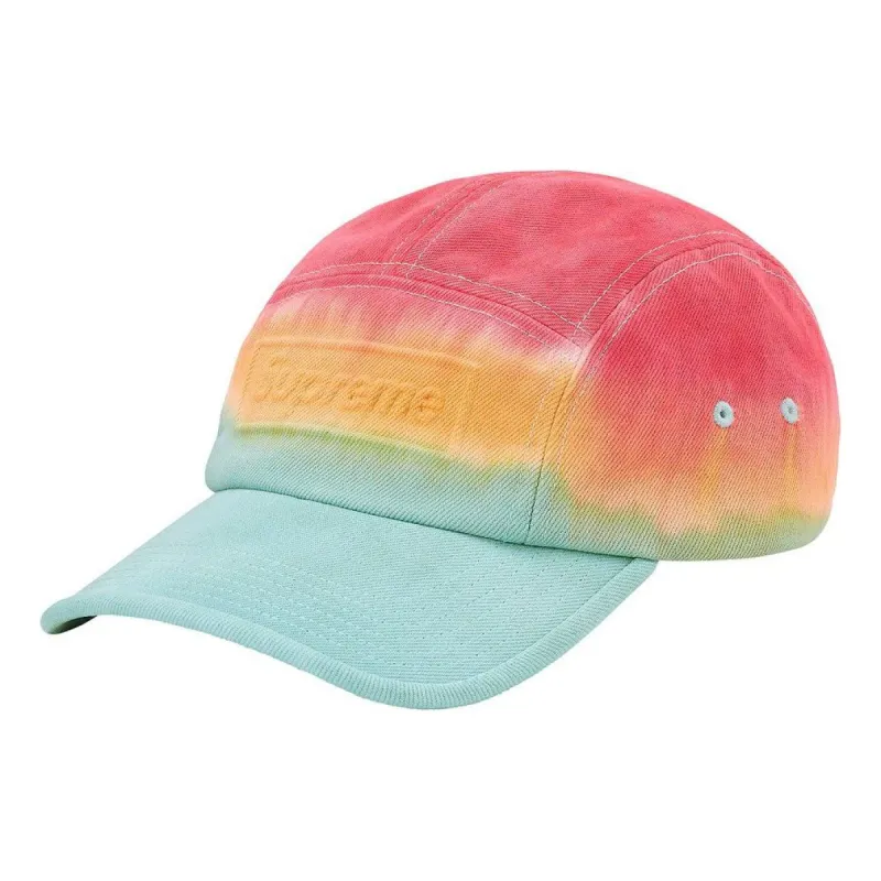 Supreme Embossed Denim Camp Cap 'Blue Orange Red' SUP-SS20-755 sold by KicksCrew