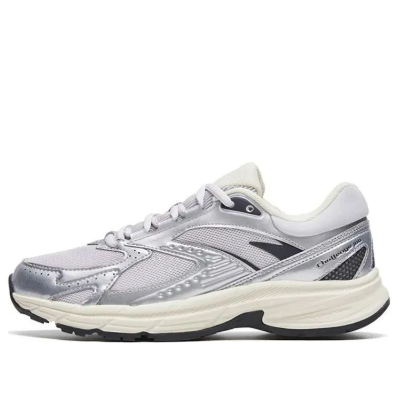 (WMNS) ANTA Running Series Sneakers 'Grey Silver White' 122245595-5 sold by KicksCrew