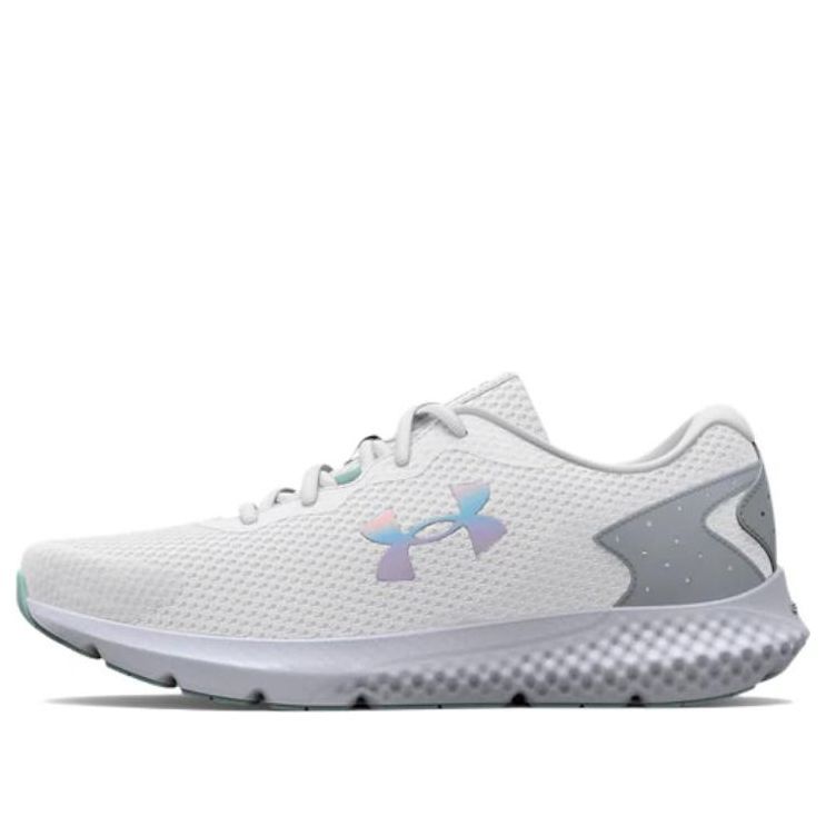 (WMNS) Under Armour Charged Rogue 3 'White Grey' 3025756-100 sold by KicksCrew